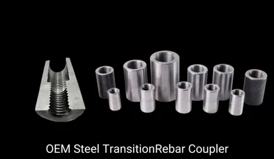 Khớp nối thanh thép chuyển tiếp bằng thép đánh bóng OEM